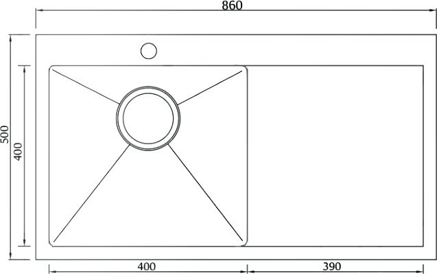 Мойка кухонная Seaman Eco Marino Eco Marino SMV-860R