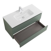 Тумба под раковину без столешницы BelBagno Kraft 100 подвесная, матовая еловая