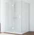 Душевой уголок Vegas Glass AFA-F 120*110 01 01 L профиль белый, стекло прозрачное