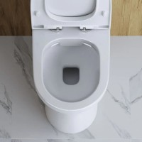 Унитаз-компакт напольный BelBagno Steam BB130CPR/SC безободковый, бачок BB130T, крышка BB130SC