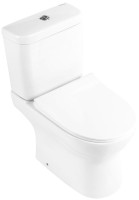 Унитаз-компакт напольный BelBagno Steam BB130CPR/SC безободковый, бачок BB130T, крышка BB130SC