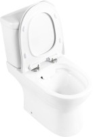 Унитаз-компакт напольный BelBagno Steam BB130CPR/SC безободковый, бачок BB130T, крышка BB130SC