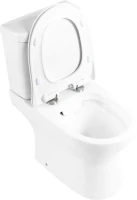 Унитаз-компакт напольный BelBagno Steam BB130CPR/SC безободковый, бачок BB130T, крышка BB130SC