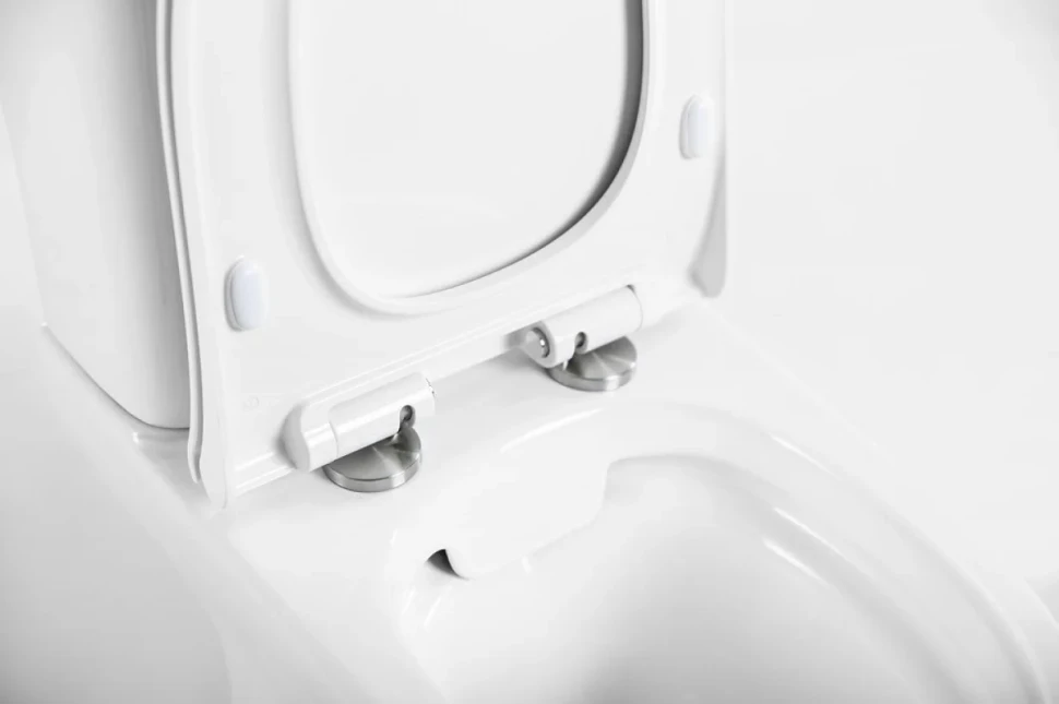Унитаз-компакт напольный BelBagno Steam BB130CPR/SC безободковый, бачок BB130T, крышка BB130SC