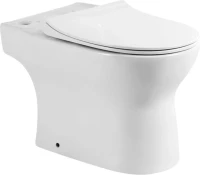 Унитаз-компакт напольный BelBagno Steam BB130CPR/SC безободковый, бачок BB130T, крышка BB130SC