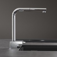 Смеситель для кухни Hansgrohe Aquno Select M81 73836000 хром