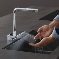 Смеситель для кухни Hansgrohe Aquno Select M81 73836000 хром