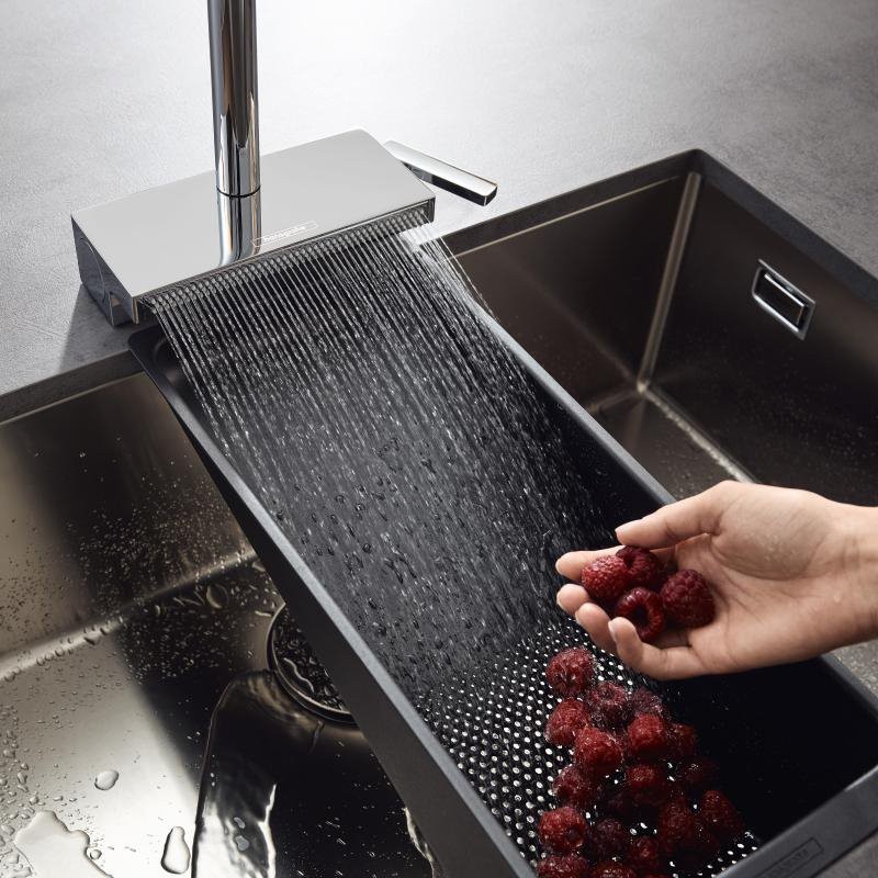 Смеситель для кухни Hansgrohe Aquno Select M81 73836000 хром