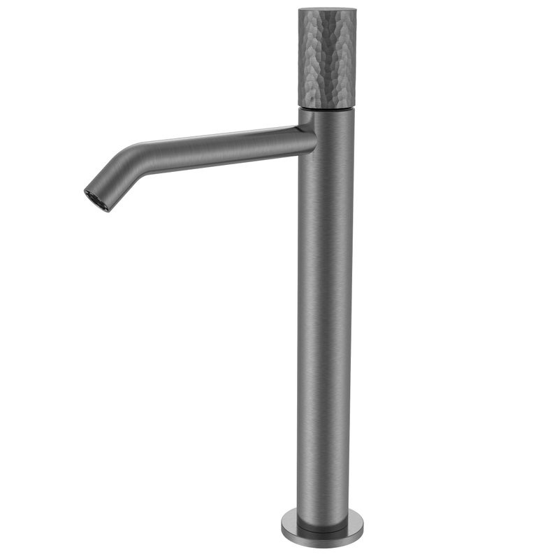 Смеситель для раковины Vincea Аура VBF-6AU2GM вороненая сталь