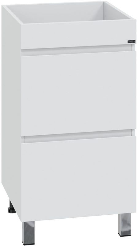 Тумба под раковину СаНта Марс 48 напольная, с ящиками, для стиральной машины