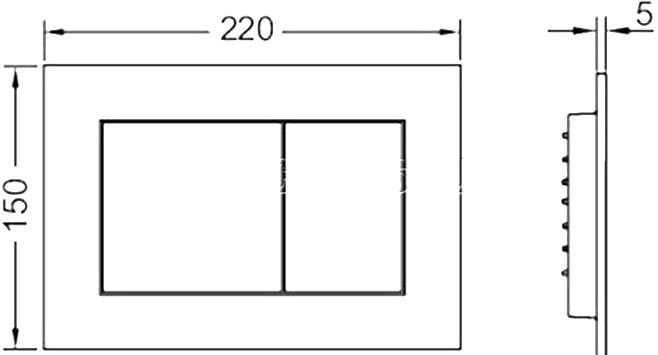 Комплект Унитаз подвесной Duravit Happy D.2 2222098900 rimless + Крышка + Звукоизоляция TECE Profil TECEprofil 9 200 010 + Инсталляция TECEprofil Uni 2.0 9300302 + Кнопка Now 9240407 черный матовый + Крепления TECEprofil 9380014