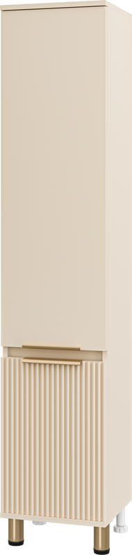 Шкаф пенал для ванной Brevita Enfida 35 L бежевый