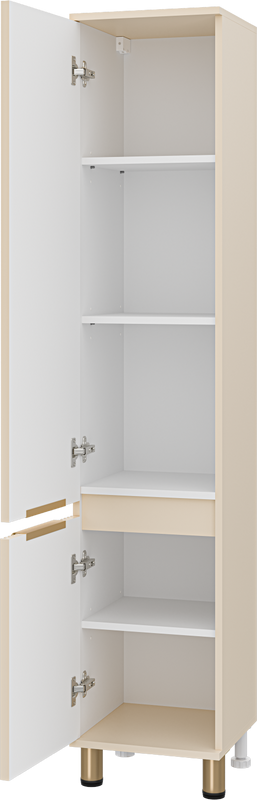 Шкаф пенал для ванной Brevita Enfida 35 L бежевый