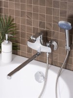 Смеситель с длинным изливом для ванны РМС SL50 SL50-006E-1 Смеситель с длинным изливом для ванны РМС SL50 SL50-006E-1