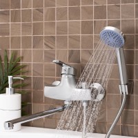 Смеситель с длинным изливом для ванны РМС SL50 SL50-006E-1 Смеситель с длинным изливом для ванны РМС SL50 SL50-006E-1