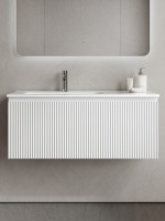 Тумба под раковину без столешницы Sancos Snob R 1.0 100 SNR1.0100LW bianco