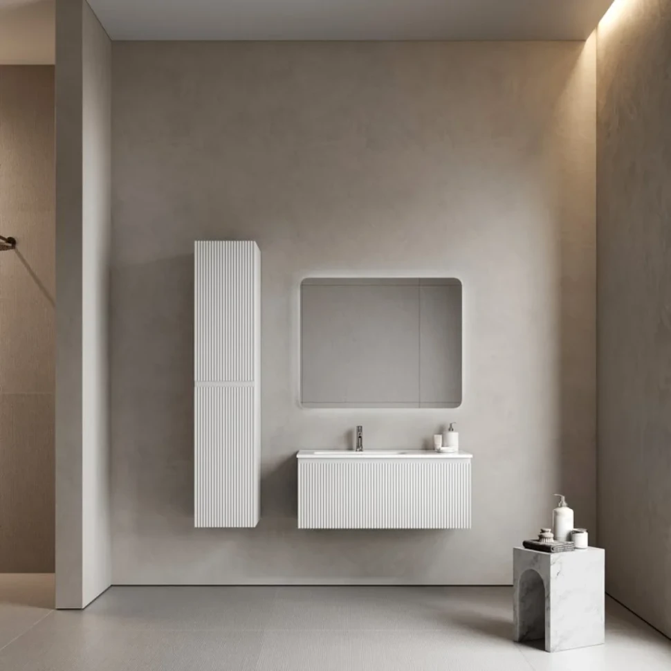 Тумба под раковину без столешницы Sancos Snob R 1.0 100 SNR1.0100LW bianco
