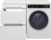 Мебель для ванной комнаты Misty Байкал 55 L для стиральной машины, белая