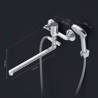 Смеситель с длинным изливом для ванны AM.PM X-Joy S F85B90100 хром Смеситель с длинным изливом для ванны AM.PM X-Joy S F85B90100 хром