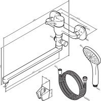 Смеситель с длинным изливом для ванны AM.PM X-Joy S F85B90100 хром Смеситель с длинным изливом для ванны AM.PM X-Joy S F85B90100 хром