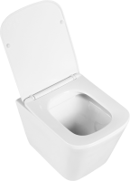 Комплект Унитаз подвесной BelBagno Due BB3103CHR/SC безободковый, с микролифтом, инсталляция BB002-80 с кнопкой BB014-SR-BIANCO