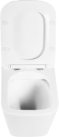 Комплект Унитаз подвесной BelBagno Due BB3103CHR/SC безободковый, с микролифтом, инсталляция BB002-80 с кнопкой BB014-SR-BIANCO