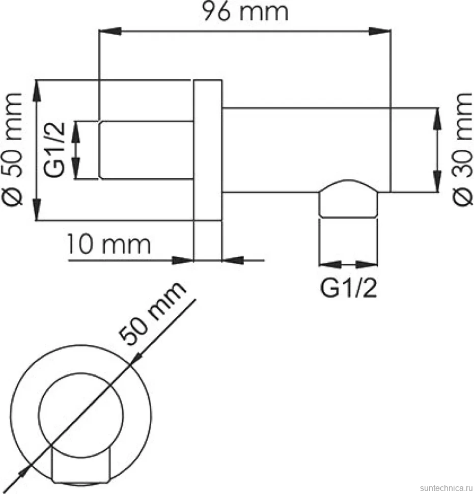 Шланговое подключение Wasserkraft Mindel A147
