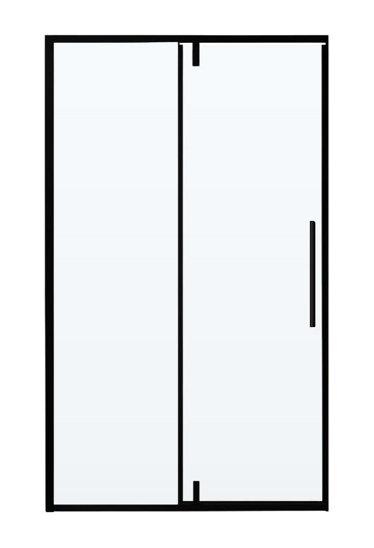 Душевая дверь в нишу Vincea Slim-N VDP-4SN100CLB 100x195, профиль черный матовый