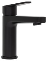 Смеситель для раковины Allen Brau Eclipse 5.E1001-31 с донным клапаном, матовый черный Смеситель для раковины Allen Brau Eclipse 5.E1001-31 с донным клапаном, матовый черный