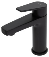 Смеситель для раковины Allen Brau Eclipse 5.E1001-31 с донным клапаном, матовый черный Смеситель для раковины Allen Brau Eclipse 5.E1001-31 с донным клапаном, матовый черный