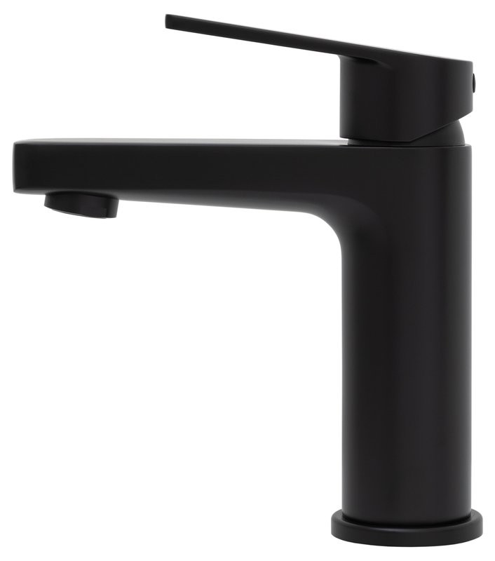 Смеситель для раковины Allen Brau Eclipse 5.E1001-31 с донным клапаном, матовый черный