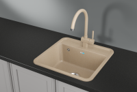 Мойка кухонная Granula Standart 5001, бежевый