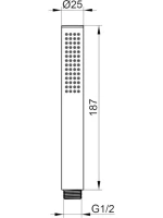 Душевая лейка Keuco 56080010100 хром Душевая лейка Keuco 56080010100 хром