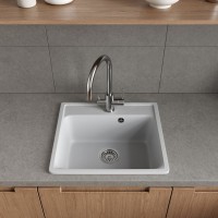 Мойка кухонная Domaci Савона QB 530 платина Мойка кухонная Domaci Савона QB 530 платина