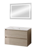 Тумба с раковиной Teymi Laina 80 светлый дуб Тумба с раковиной Teymi Laina 80 светлый дуб