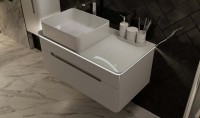 Мебель для ванной комнаты Jorno Shine 90 подвесная