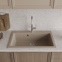 Мойка кухонная Domaci Болонья М-39-004 песочная Мойка кухонная Domaci Болонья М-39-004 песочная