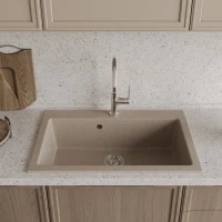 Мойка кухонная Domaci Болонья М-39-004 песочная Мойка кухонная Domaci Болонья М-39-004 песочная