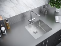 Комплект Мойка Paulmark Gerberg PM254844-BS брашированная нержавеющая сталь + Измельчитель Bone Crusher BC 910-AS