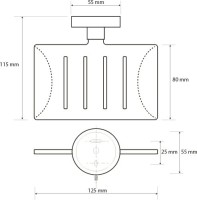 Набор Стакан Bemeta Neo 104110015 + Мыльница 104208085