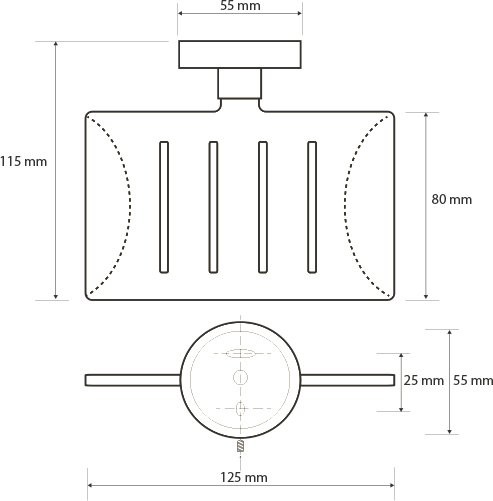 Набор Стакан Bemeta Neo 104110015 + Мыльница 104208085