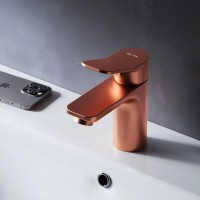 Смеситель для раковины AM.PM X-Joy F85A02144 розовое золото Смеситель для раковины AM.PM X-Joy F85A02144 розовое золото