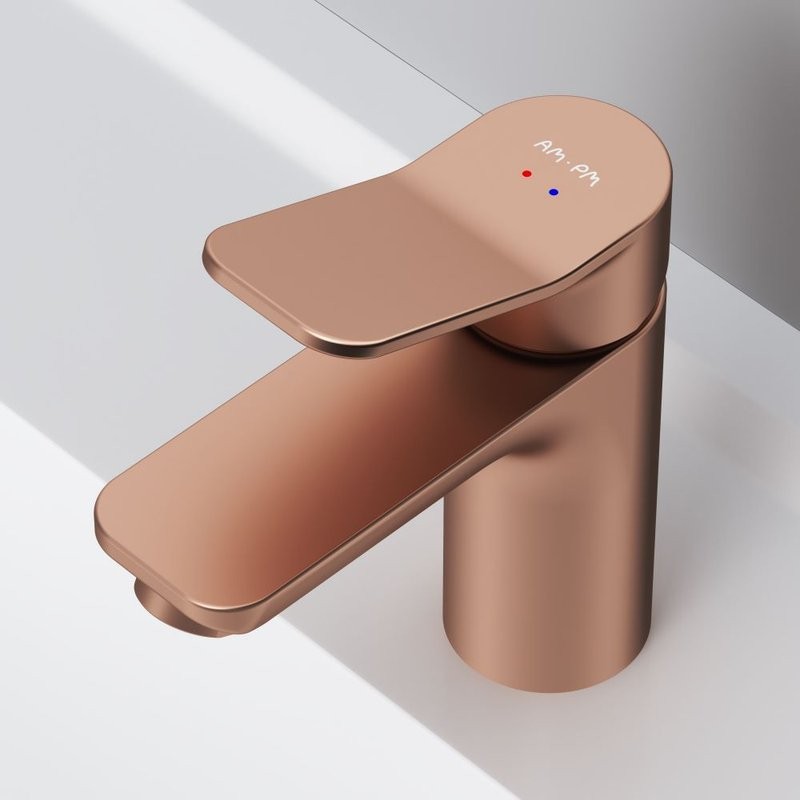 Смеситель для раковины AM.PM X-Joy F85A02144 розовое золото