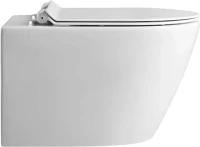 Комплект Унитаз подвесной Vincea Vito + Крепления Geberit Duofix 111.815.00.1 к стене + Звукоизоляция + Инсталляция UP 320 111.300.00.5 + Кнопка Sigma 01 115.770.11.5 белая