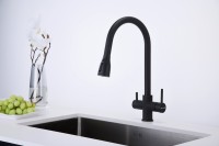Смеситель для кухни Paulmark Lange 214212-401, антрацит