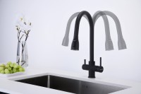 Смеситель для кухни Paulmark Lange 214212-401, антрацит