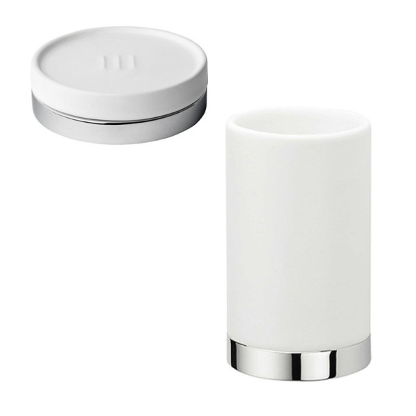 Набор Стакан Colombo Design Nordic B5241.0CR-CBO + Мыльница B5240.0CR-CBO