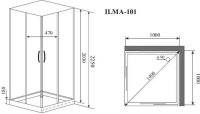 Душевая кабина Timo Premium ILMA101