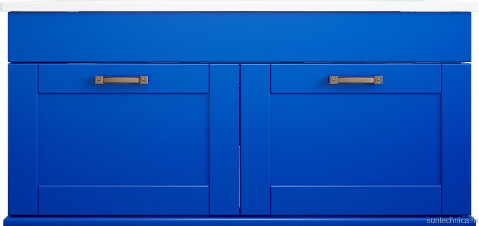 Тумба под раковину Sanflor Ванесса 95, подвесная, индиго