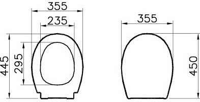 Комплект Унитаз подвесной VitrA S10 + Крышка S20 84-003-019 с микролифтом, петли хром + Инсталляция TECE Base 9400413 4 в 1 с кнопкой смыва